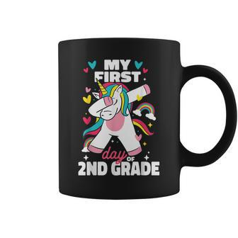 My First Day Of Second Grade Back To School Girls 2Nd Grade Coffee Mug - Monsterry DE