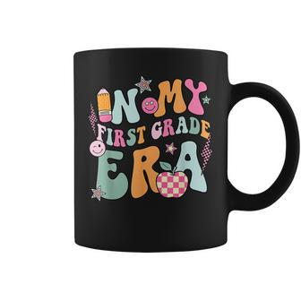 In My First Grade Era Back To School Retro Groovy 1St Grade Coffee Mug | Mazezy