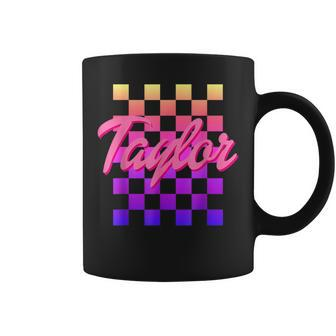 First Name Taylor Vintage Girl Birthday Coffee Mug - Thegiftio UK