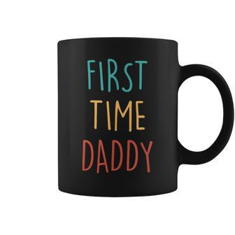 First Time Dad 2023 Fathers Day Promoted Daddy Men Coffee Mug | Mazezy