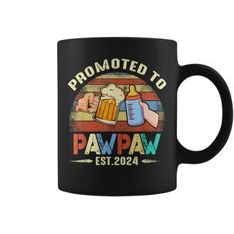 First Time Pawpaw New Dad Promoted To Pawpaw 2024 Coffee Mug | Mazezy CA