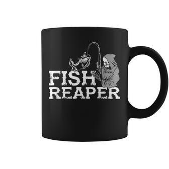 Fish Reaper Fishing For Pro Fishers Fishermen Coffee Mug | Mazezy