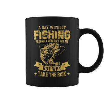 Fishing Gift Men Women Rod Bait Fischerman Hook Angeln Pike Coffee Mug - Seseable