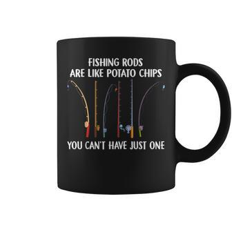 Fishing Rods Are Like Potato Chips You Can’T Have Just One Coffee Mug - Seseable