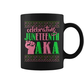 Fist Black History Celebrating Junenth Aka Men Women Coffee Mug - Thegiftio UK