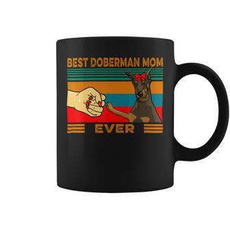 Fist Bump Best Doberman Mom Ever Coffee Mug - Monsterry CA