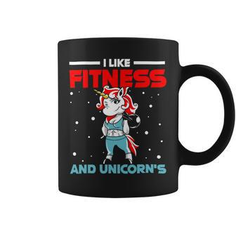 Fitness Unicorn Bodybuilding Sport Lift Weighlifter Gym 1 Coffee Mug - Monsterry UK