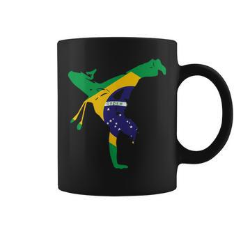Flag Of Brazil Capoeira Coffee Mug | Mazezy
