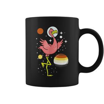 Flamingo Astronaut Gay Bear Pride Coffee Mug | Mazezy