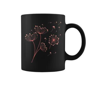 Flamingo Dandelion Flower Flamingo Lover Gifts Coffee Mug | Mazezy AU
