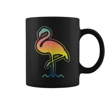 Flamingo Sunset Vibes - Summer Family Vacation Island Vibe Coffee Mug | Mazezy