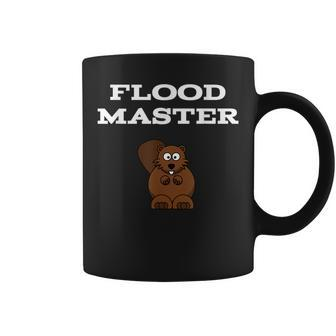 Flood Master Beaver Plumbing Humor Funny Sarcastic Coffee Mug | Mazezy