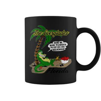 Florida Everglades Send More Tourists Funny Crocodile Design Coffee Mug - Thegiftio UK