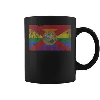 Florida Lgbt Gay Pride Flag Coffee Mug | Mazezy