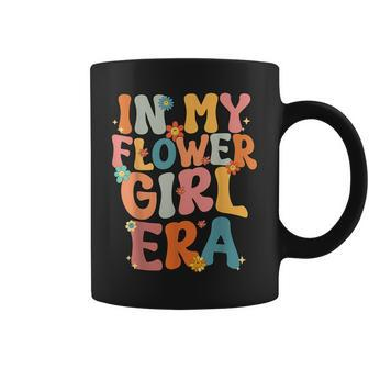 In My Flower Girl Era Retro Groovy Flower Girl Cute Coffee Mug - Thegiftio UK