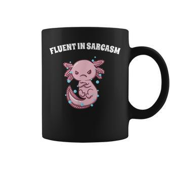 Fluent In Sarcasm Funny Sarcastic Humor Ironic Introvert Coffee Mug | Mazezy