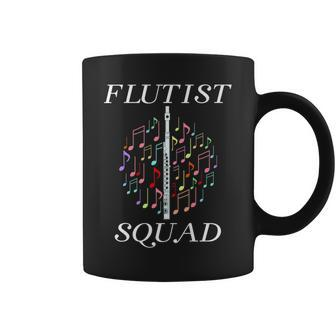 Flutist Squad Orchestra Musician Flute Player Coffee Mug - Monsterry