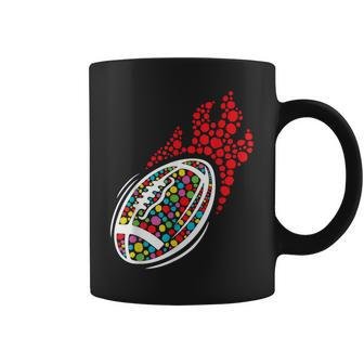 Football International Dot Day Boys Ball Sport Colorful Coffee Mug | Mazezy