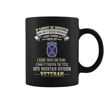 Forever The Title 10Th Mountain Division Veteran Day Xmas Coffee Mug - Thegiftio UK