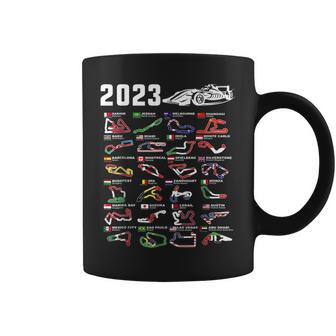 Formula 1 2023 Calendar For Race Car Fan Coffee Mug - Thegiftio UK