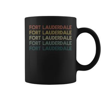 Fort Lauderdale Florida Pride Vintage State 70S Florida Coffee Mug | Mazezy