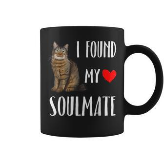 I Found My Soulmate Pixiebob Cat Lover Best Friend Coffee Mug | Mazezy CA