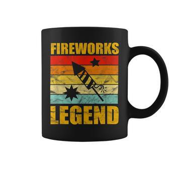 Fourth Of July Fireworks Legend Funny Independence Day 1776 Coffee Mug - Monsterry UK