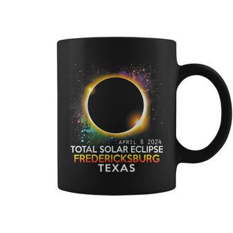 Fredericksburg Texas Totality Total Solar Eclipse 2024 Coffee Mug - Seseable