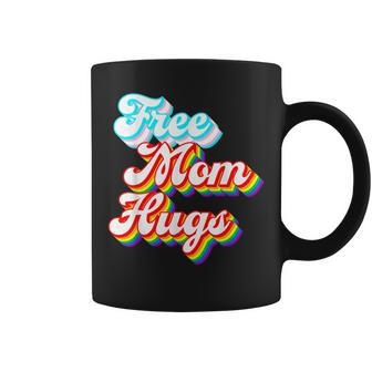 Free Mom Hugs - Lgbtq Trans Rainbow Pride Coffee Mug - Seseable