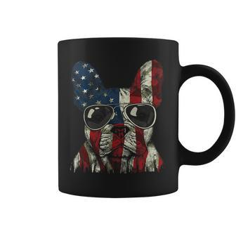 French Bulldog American Usa Flag 4Th Of July Frenchie Usa Funny Gifts Coffee Mug | Mazezy