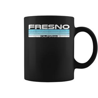 Fresno California Blue Sunset Vintage Coffee Mug | Mazezy