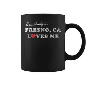 Fresno California Ca Retro 70'S Of Love Coffee Mug | Mazezy
