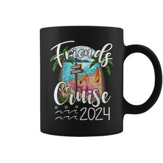 Friends Cruise 2024 Matching Flamingo Cruise Squad Coffee Mug | Mazezy