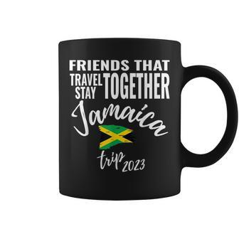 Friends That Travel Together Jamaica Girls Trip 2023 Group Coffee Mug - Monsterry AU