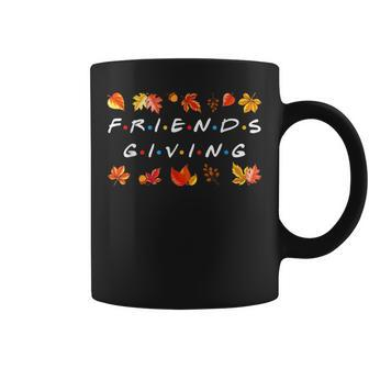 Friendsgiving Fall Autumn Friends & Family Thanksgiving Coffee Mug - Seseable