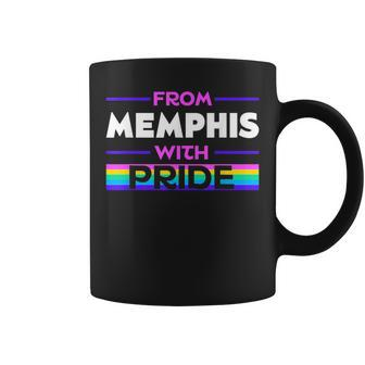 From Memphis With Pride Lgbtq Sayings Lgbt Quotes Memphian Coffee Mug | Mazezy
