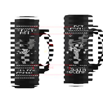 Frosty The Swoleman Ugly Christmas Sweater Snowman Gym Coffee Mug - Thegiftio
