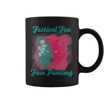 Fun Foxy Business Floral Summer Painting Faces Painting Funny Gifts Coffee Mug | Mazezy