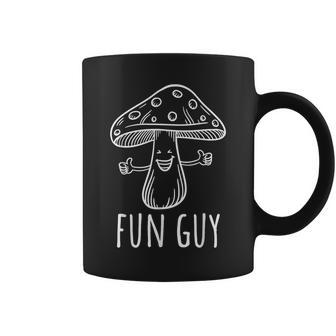 Fun Guy Vegetarian Fungi Food Pun Mushroom Coffee Mug - Seseable