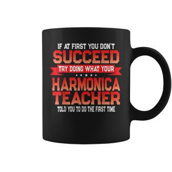 Fun Harmonica Teacher School Music Quote Coffee Mug | Mazezy