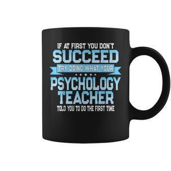 Fun Psychology Teacher Saying Coffee Mug | Mazezy