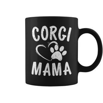 Fun Welsh Corgi Mama Pet Lover Apparel Dog Mom Coffee Mug | Mazezy