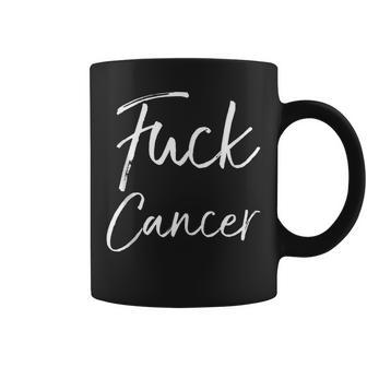 Funk Cancer Accessories Funk Cancer Fuck Cancer Coffee Mug | Mazezy