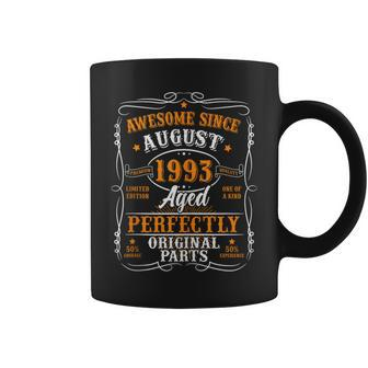 Funny 30 Years Old August 1993 Vintage 30Th Birthday Gifts Coffee Mug - Seseable