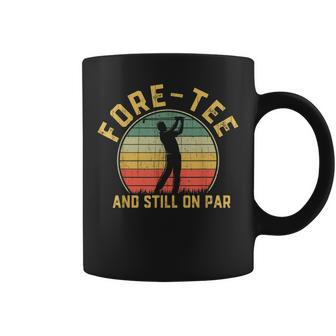 Funny 40Th Birthday Golfer Turning 40 Year Old Golfing Gift For Mens Coffee Mug | Mazezy