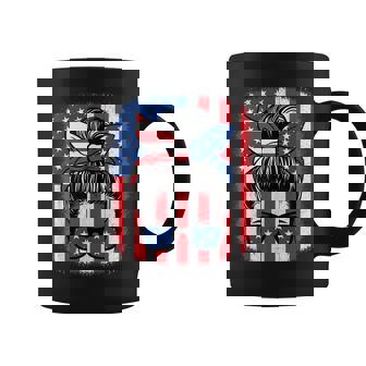 Funny 4Th Of July Patriotic American Flag Women Girls Usa Coffee Mug | Mazezy
