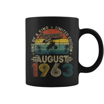 Funny 60 Years Old August 1963 Vintage Retro 60Th Birthday Coffee Mug - Seseable