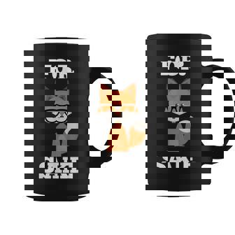& Cute For Fox Sake With Adorable Pun Coffee Mug | Mazezy