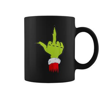 & Naughty Christmas Top Adult Humor Anti Christmas Coffee Mug - Monsterry
