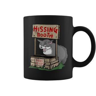 Angry Cat Memes Hissing Booth Free Hisses Kitten Lover Coffee Mug - Monsterry DE